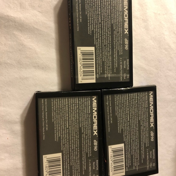 Sealed Memorex Db 60min Normal Position Type 1 (5) & Db90 Min (3) Cassette Tapes - Picture 3 of 9